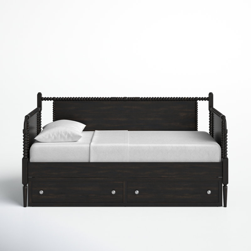 Delaria Turned Leg Daybed with Trundle Twin & Reviews Birch Lane